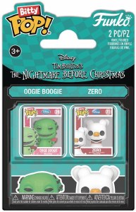 Bitty POP Nightmare Before Christmas Oogie Boogie/Zero Vinyl Figure 2 Pack