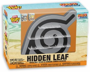 Bitty POP Naruto Hidden Leaf Display Shelf