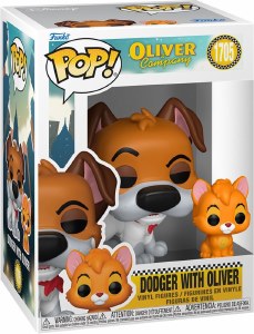 POP Disney Oliver &amp; Company Dodger w/Oliver Vinyl Figure