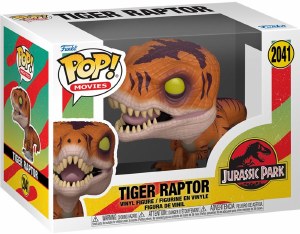 POP Movies Jurassic Park Tiger Raptor Vinyl Figure