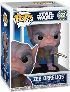 POP Star Wars The Mandalorian and Grogu Zeb Orrelios Vinyl Figure