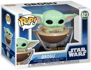 POP Star Wars The Mandalorian and Grogu Grogu in Pram Vinyl Figure
