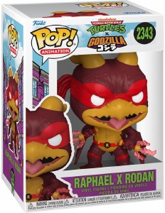 POP Animation Teenage Mutant Ninja Turtles x Godzilla Raphael x Rodan Vinyl Figure