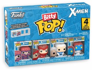 Bitty POP X-Men 4 Pack Magneto/Scarlet Witch/Quicksilver/Mystique Vinyl Figures