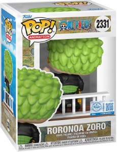 POP Animation One Piece Straw Hat Pirates Roronoa Zoro EE Exclusive Vinyl Figure