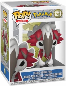 POP Games Pokemon Lycanroc Midnight Form Vinyl Figure