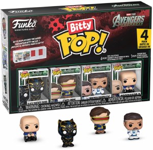 Bitty POP Avengers Doomsday Black Panther Shuri/Cyclops/Mister Fantastic/Professor X Vinyl Figure 4 Pack
