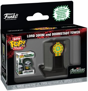 Bitty POP Avengers Doomsday Lord Doom and Doomstadt Tower Concept Series Vinyl Figure Set