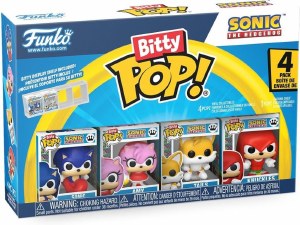 Bitty POP Sonic the Hedgehog Sonic/Amy/Tails/Knuckles Vinyl Figure 4 Pack