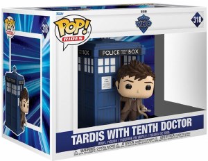 POP TV Doctor Who Tenth Doctor w/Tardis Rides Vinyl Figure Set