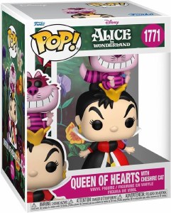 POP Disney Alice in Wonderland Queen of Hearts w/Cheshire Cat Premium Vinyl Figure