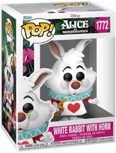 POP Disney Alice in Wonderland White Rabbit w/Horn Vinyl Figure