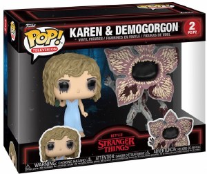 POP TV Stranger Things Karen/Demogorgon Vinyl Figure 2 Pack