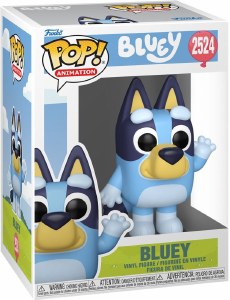 POP Animation Bluey Waving Bluey Vinyl Figure