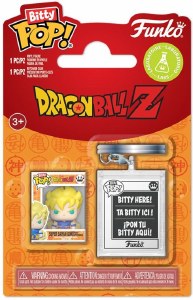 Bitty POP Dragonball Z Super Saiyan Goku First Appearance Vinyl Figure w/Keychain