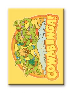 TMNT Cowabunga Surf Flat Magnet