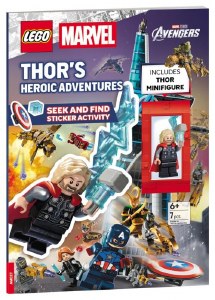 LEGO Marvel Thors Heroic Adventures Activity Book with Minifigure