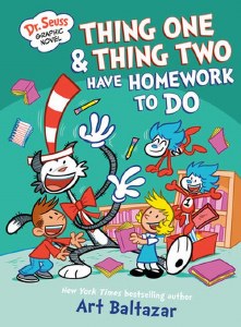 Dr Seuss Thing One and Thing Two Have Homework to Do GN