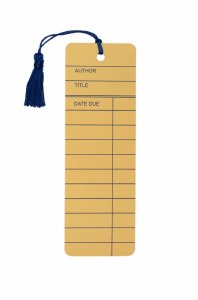 Library Card Bookmark