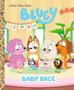 Bluey Little Golden Book Baby Race