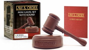 Law and Order Mini Gavel with Sound Mini Kit