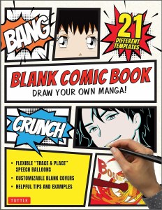 Blank Comic Book Draw Your Own Manga