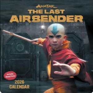 Avatar The Last Airbender Netflix 2026 Wall Calendar with Poster