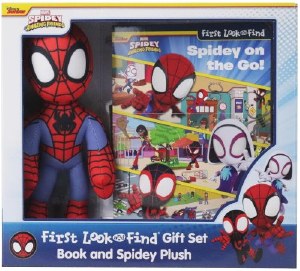 Spider-man Spidey and his Amazing Friends Book and plush
