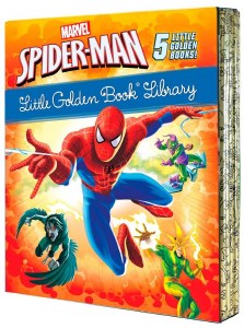 Spider-Man Little Golden Book Library 5 Book Box Set