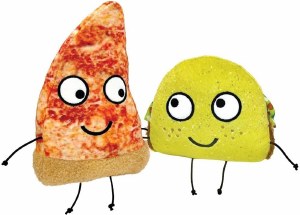 Pizza and Taco Plush Puppet Set