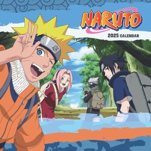 Naruto 2025 Wall Calendar