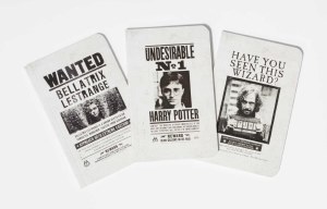 Harry Potter Wanted Poster 3 Pack Pocket Journals