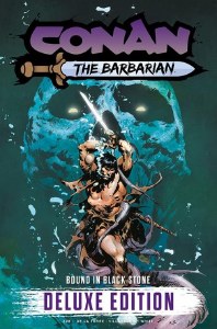 Conan the Barbarian Bound in Black Stone Deluxe HC Vol 01 DM Variant