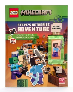Lego Minecraft Steves Netherite Adventure w/Mini Figure PB