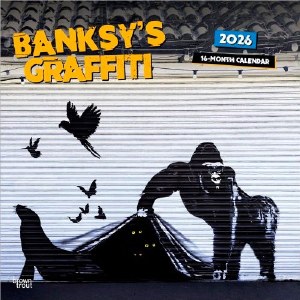 Banksy's Graffiti 2026 Wall Calendar