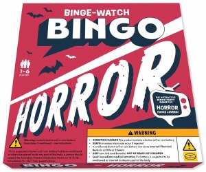 Binge-Watch Bingo Horror Game