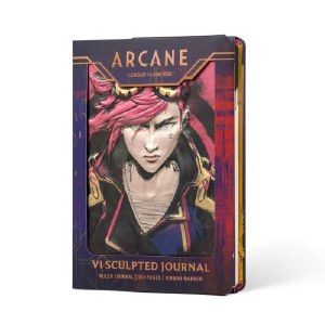 Arcane League of legends VI Sculpted Journal