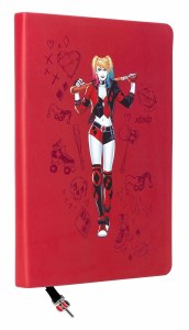 DC Harley Quinn Journal With Ribbon Charm HC