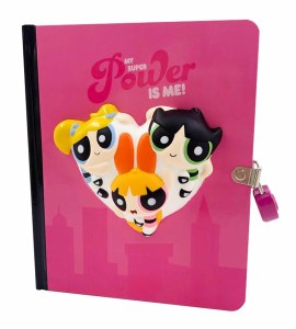 Powerpuff Girls Squish lock and key Diary