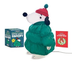 Peanuts Desktop Inflatable Puffer Jacket Snoopy Mini Kit