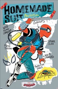 Spider-Man Friendly Neighborhood S-M Homemade Suit 22 x 34 Poster
