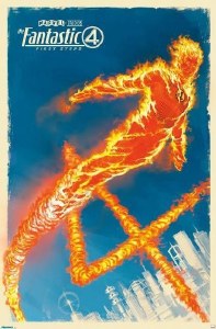 Fantastic Four First Steps Human Torch Poster