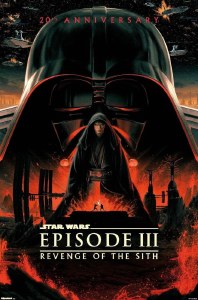 Star Wars Episode III Revenge of the Sith 20th Anniversary 22 x 34 Poster