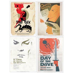 Star Trek Tos Art Prints Set 7