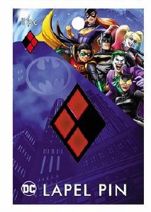 Harley Quinn Emblem Lapel Pin