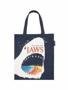 Jaws Blue Tote Bag