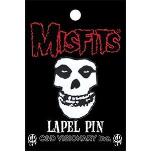 Misfits Skull Lapel Pin