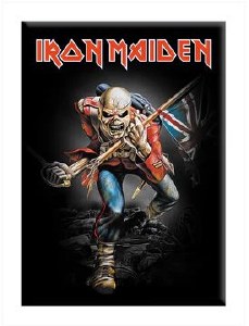 Iron Maiden British Flag Magnet