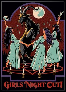 Girls Night Out Steven Rhodes Magnet