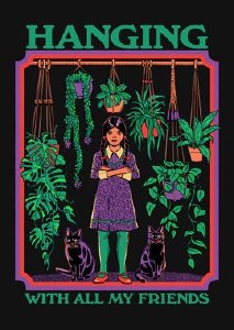 Hanging With All My Friends Steven Rhodes Magnet